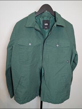 Vans Men's Size M Green Zip-Front Work Chore Barn Jacket